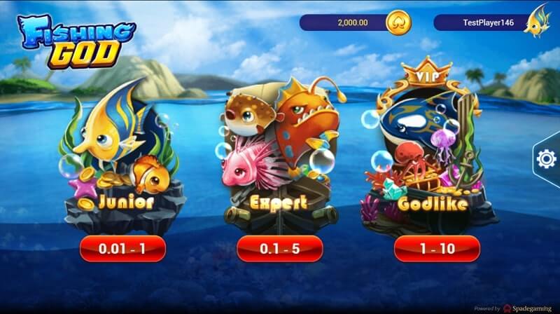 fishing god levels