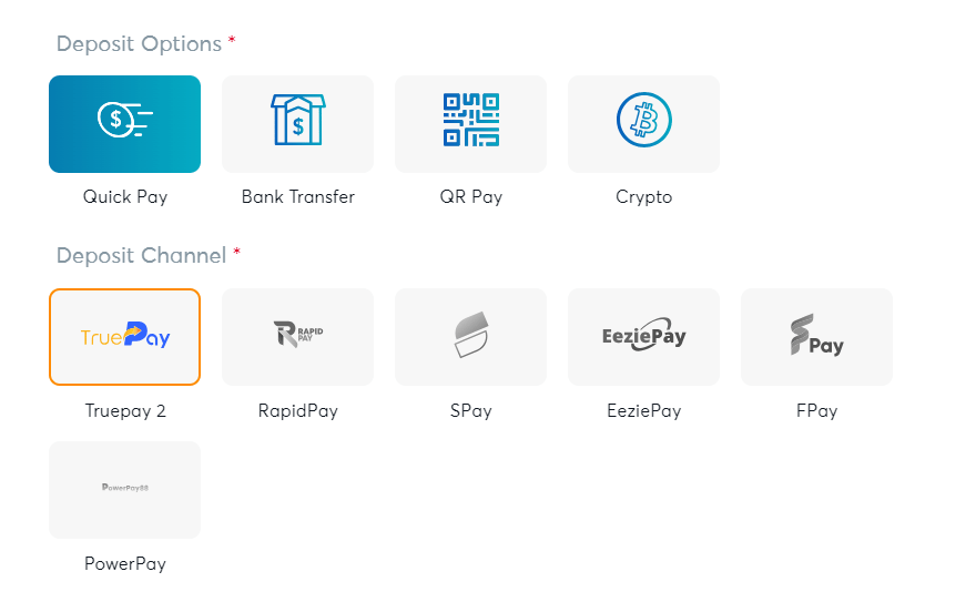 Mega888 Payment Method