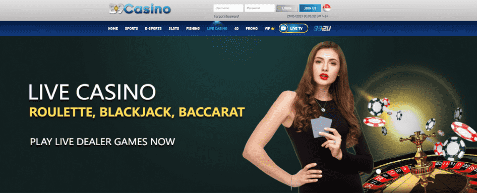 B9 Live Casino Singapore