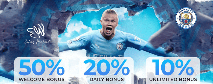 Mancity888 welcome bonus